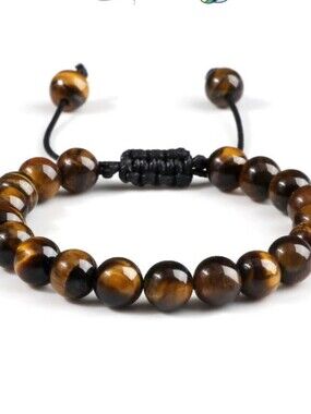 Tiger Eye NEW Beaded Bracelet Protection Against Negative Energies, Relaxation